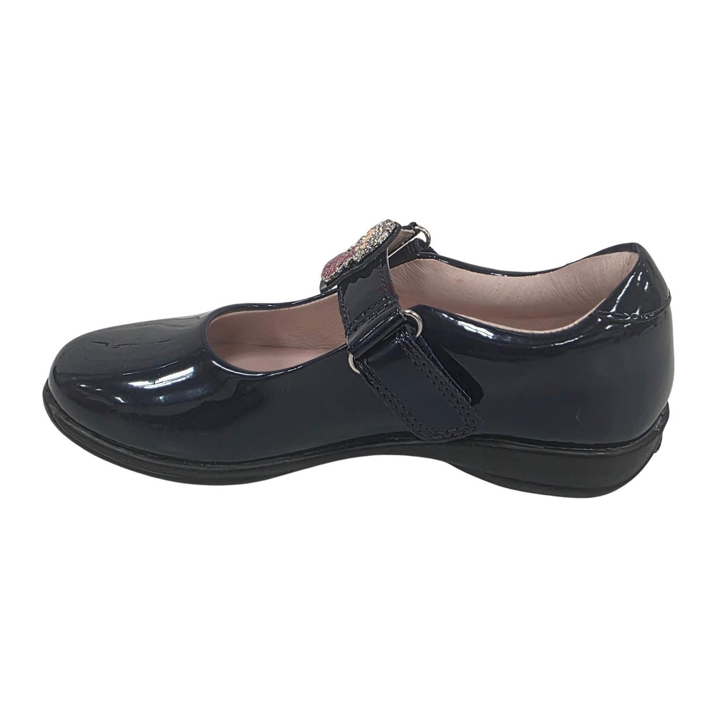 Lelli Kelly LK8315 (DE01) Prinny Blue Patent School Shoes F Fitting