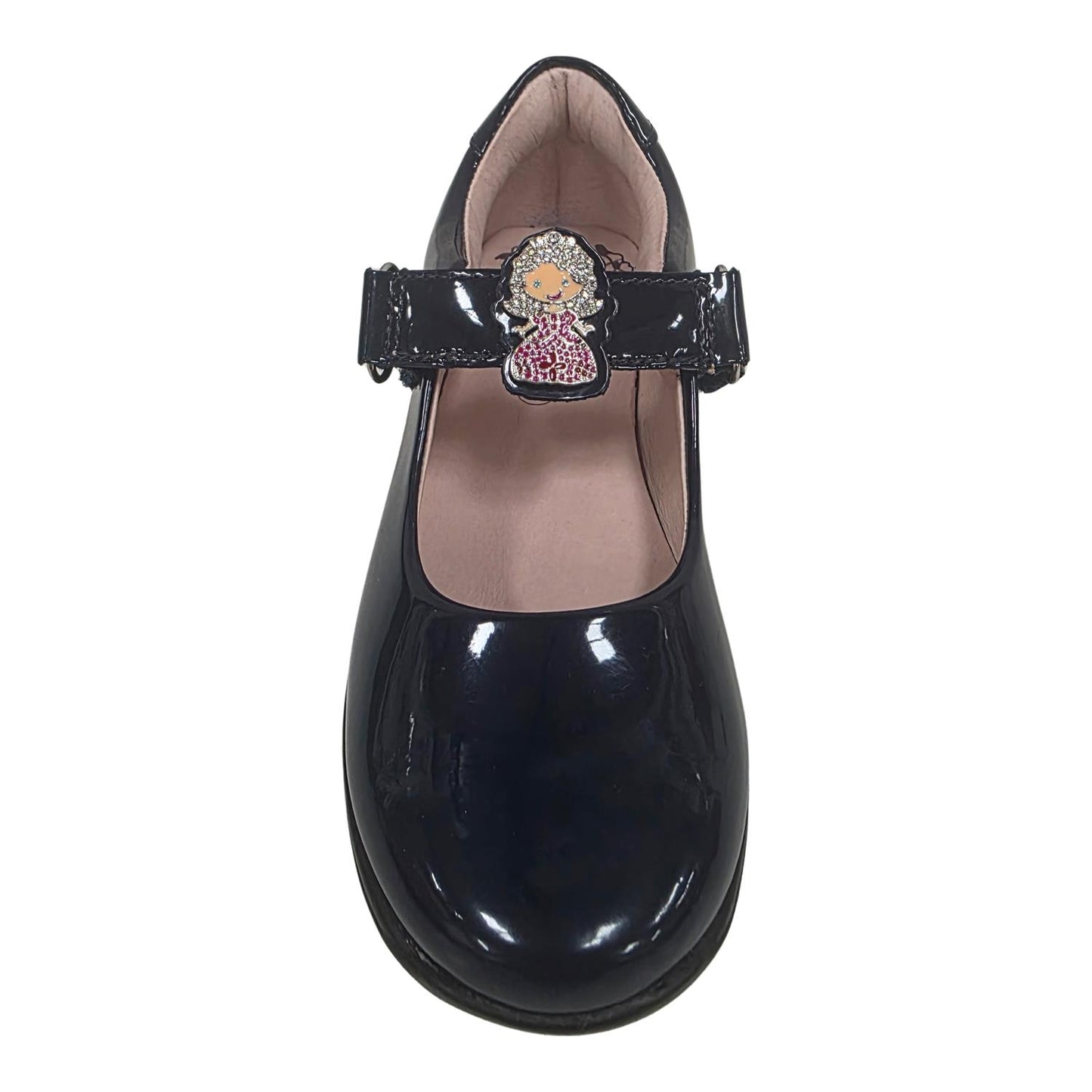 Lelli Kelly LK8315 (DE01) Prinny Blue Patent School Shoes F Fitting