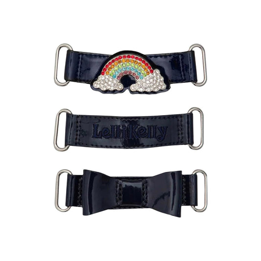 Lelli Kelly LK8144 (DB01) Brite Black Leather Wide Fit (G) School Shoes