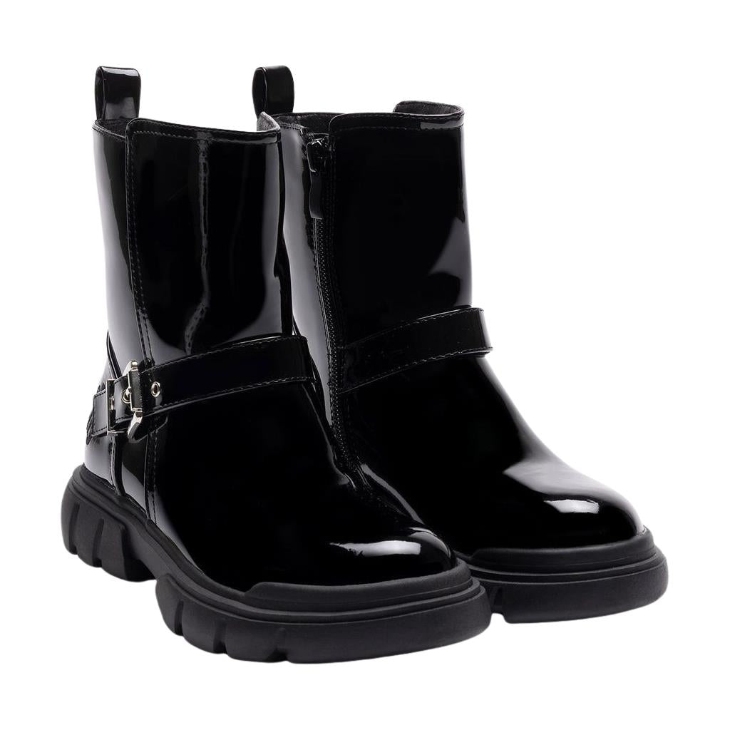 Lelli Kelly LKHH5301 Tessa Side Zip Black Patent Boots