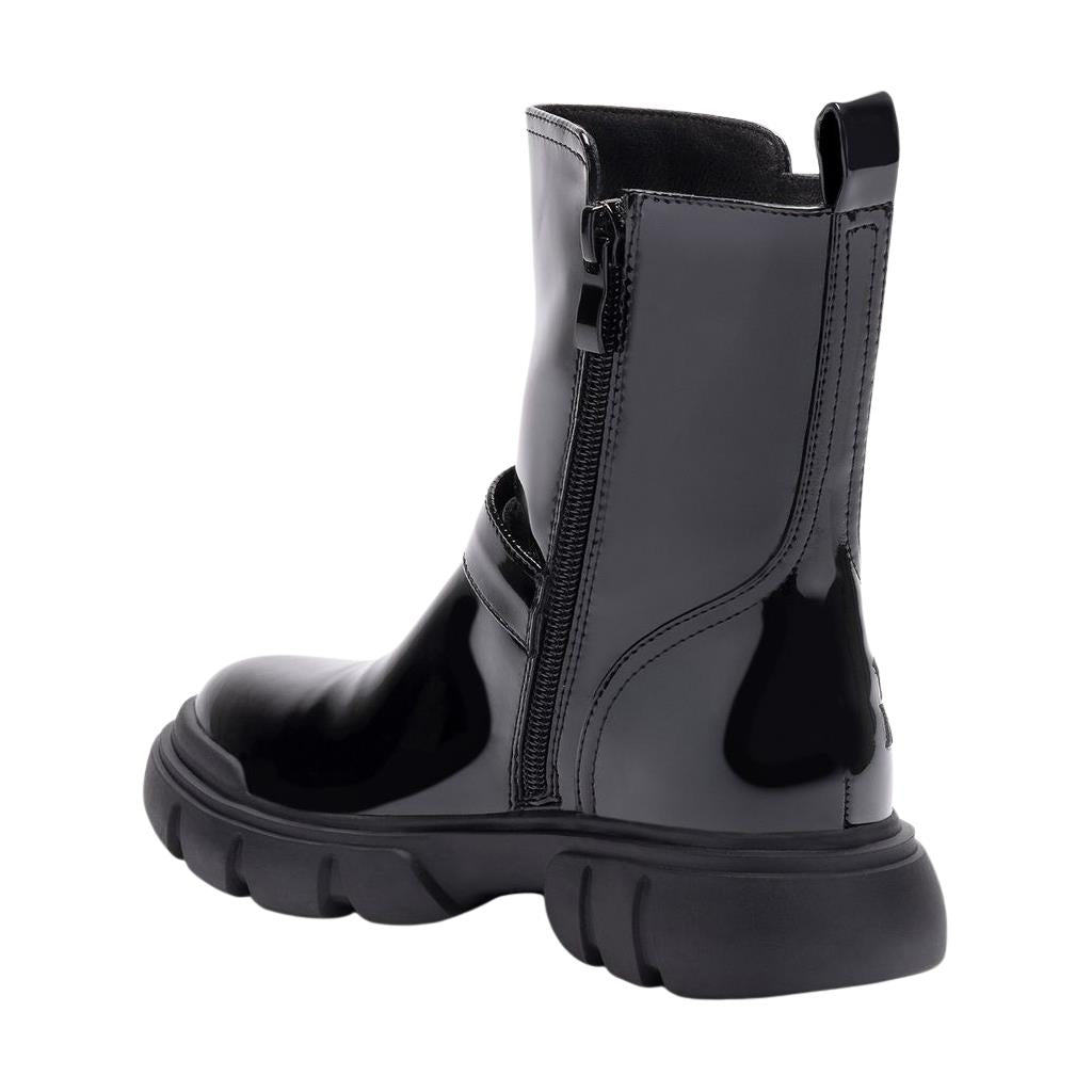 Lelli Kelly LKHH5301 Tessa Side Zip Black Patent Boots