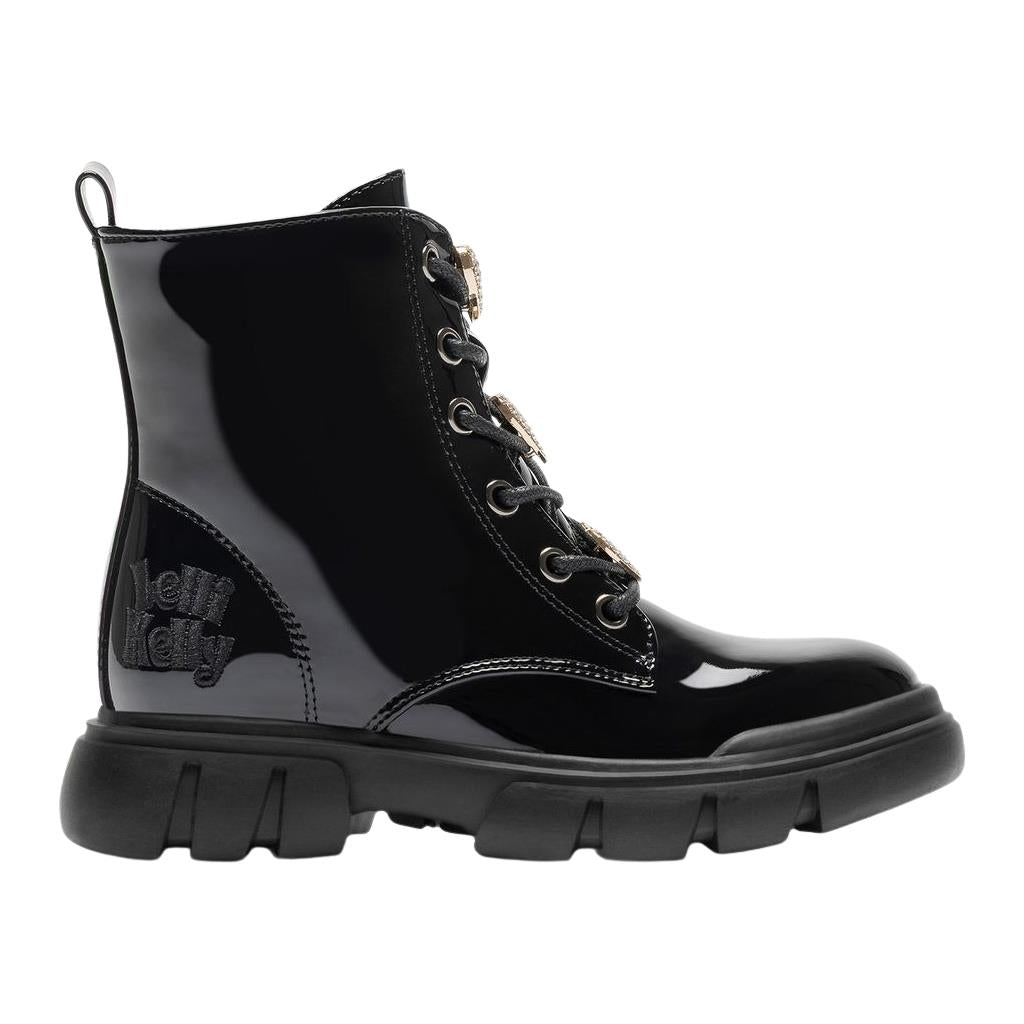 Lelli Kelly LKHH5314 Gemma Side Zip Black Patent Boots – Lelli