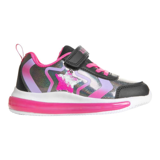Lelli Kelly Clarissa Light Up Trainers Black Pink LKAL2231