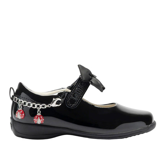 Lelli Kelly Ladybird F Fit Patent School Shoes LKSA8493