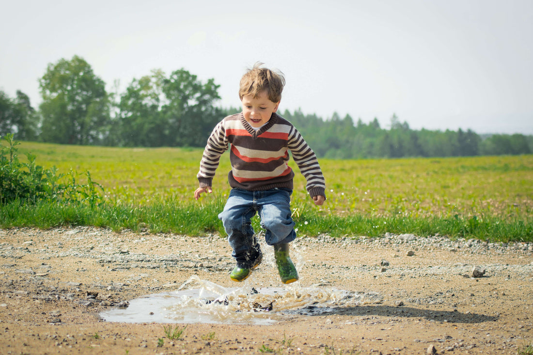 Cleaning Kids Shoes After a Muddy Walk