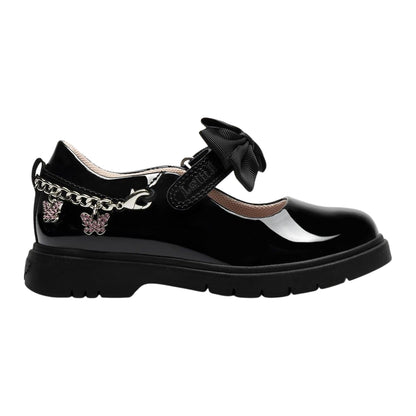 Lelli Kelly Isabella Black Patent School Shoes LK8993 NE03