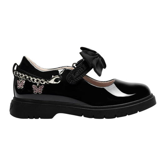 Lelli Kelly Isabella Black Patent School Shoes LK8993 NE03