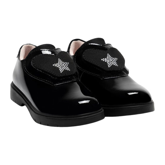 Lelli Kelly Eden Black Patent School Shoes LK8946 NE03