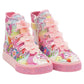 Lelli Kelly LK1002 (BX02) Unicorn Mid Multi Fantasia Pink Baseball Boots