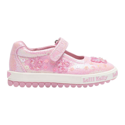 Lelli Kelly Emerald Glitter Dolly Shoes LK5420