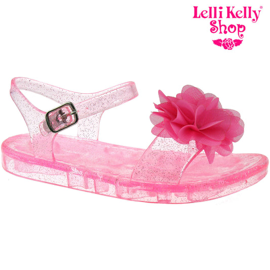 Lelli Kelly LK9944 (AC98) Transparent Pink Fiore Sandals