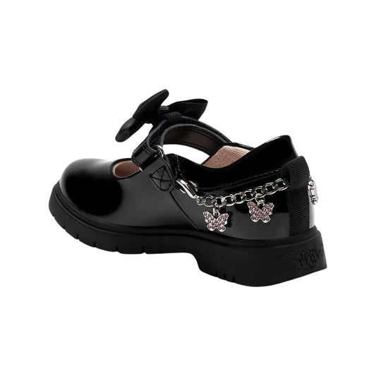 Lelli Kelly Isabella Black Patent School Shoes LK8993 NE03