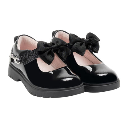 Lelli Kelly Isabella Black Patent School Shoes LK8993 NE03