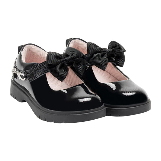 Lelli Kelly Isabella Black Patent School Shoes LK8993 NE03