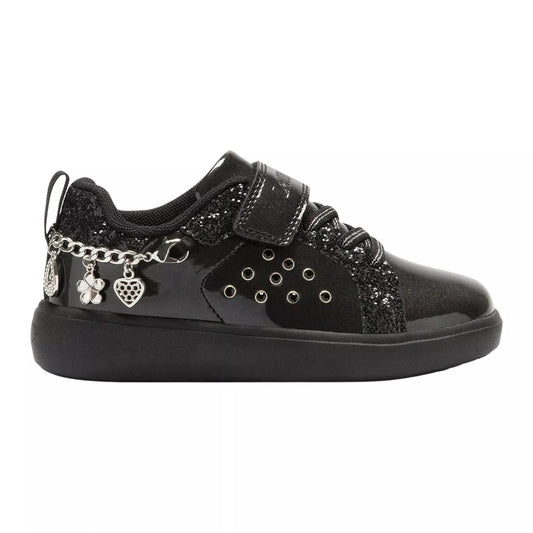 Lelli Kelly LK3800 (AB01) Gioiello Black Shiny Charm Bracelet Trainers Shoes