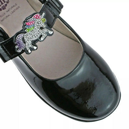 Lelli Kelly LK8342 (DB01) Blossom Black Patent Interchangeable School Shoes