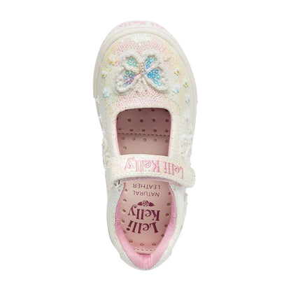 Lelli Kelly Emerald Glitter Dolly Shoes LK5420