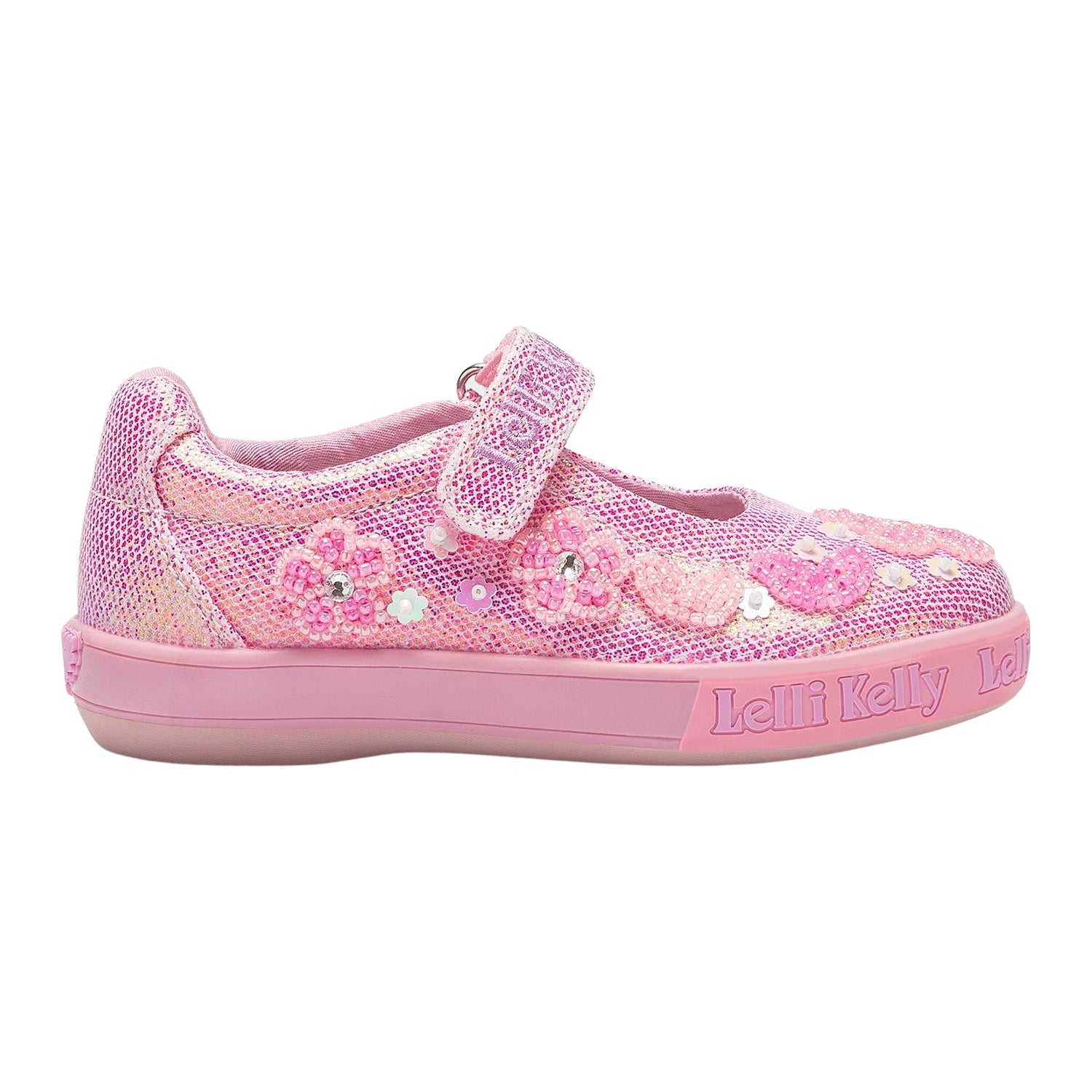 Pink glitter canvas shoes on sale