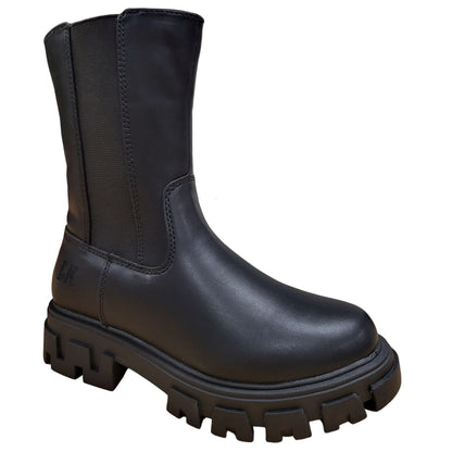 Lelli Kelly LK2310 (AB01) Rachele Black Chunky Sole Longer Length Ankle Boots
