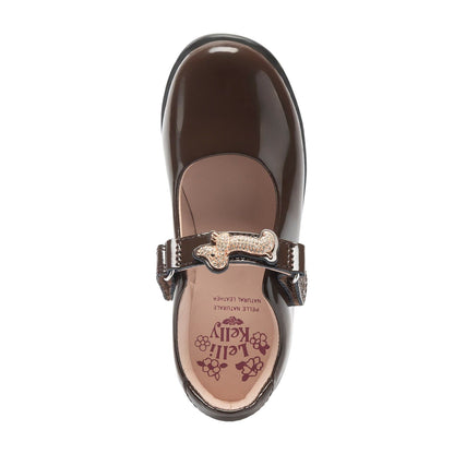 Lelli Kelly Taylor F Fit Patent School Shoes LKSI8466