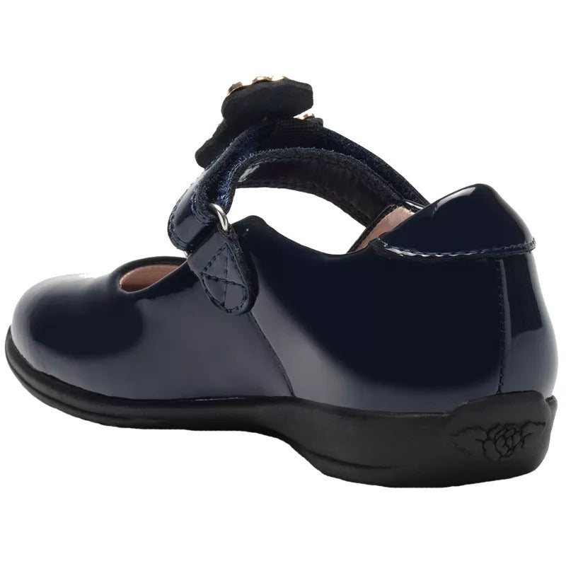 Lelli Kelly LK8317 (DE01) Poppy Blue Patent School Shoes F Fitting