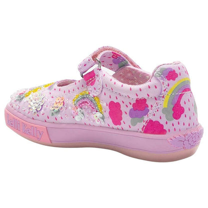 Lelli Kelly LK2031 (BM02) Allegra Rainbow Lilac Fantasy Canvas Shoes