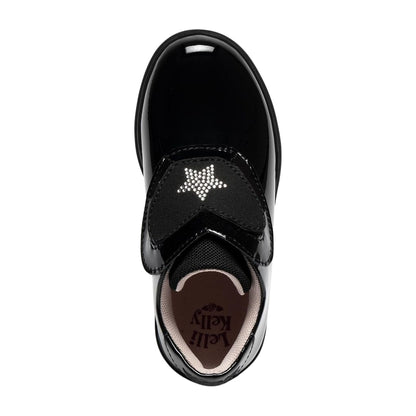 Lelli Kelly Eden Black Patent School Shoes LK8946 NE03