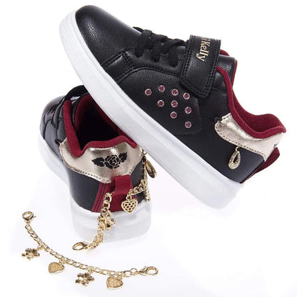 Lelli Kelly LK2246 (AB01) Nero Gioello Black Charm Bracelet Trainers