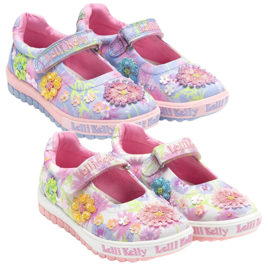 Lelli Kelly Girls LK4911 Eloise Canvas Dolly Shoes