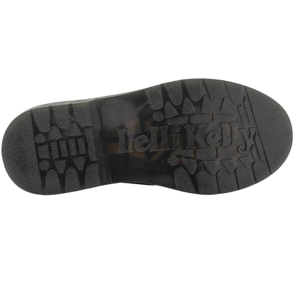 Lelli Kelly LK8287 (DB01) Black Patent Rochelle School Shoes F Fitting