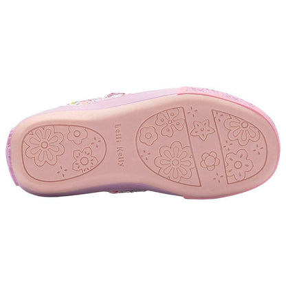 Lelli Kelly LK2031 (BM02) Allegra Rainbow Lilac Fantasy Canvas Shoes