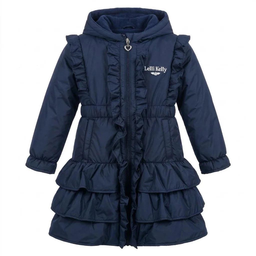 Lelli Kelly Bella Ruffled Hooded Shower Proof Coat