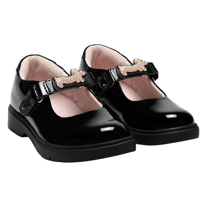 Lelli Kelly Taylor Black Patent School Shoes LKSI8966