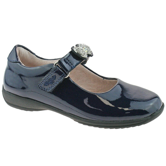 Lelli Kelly LK8304 (DE01) Mandy Navy Blue Patent School Shoes F Width