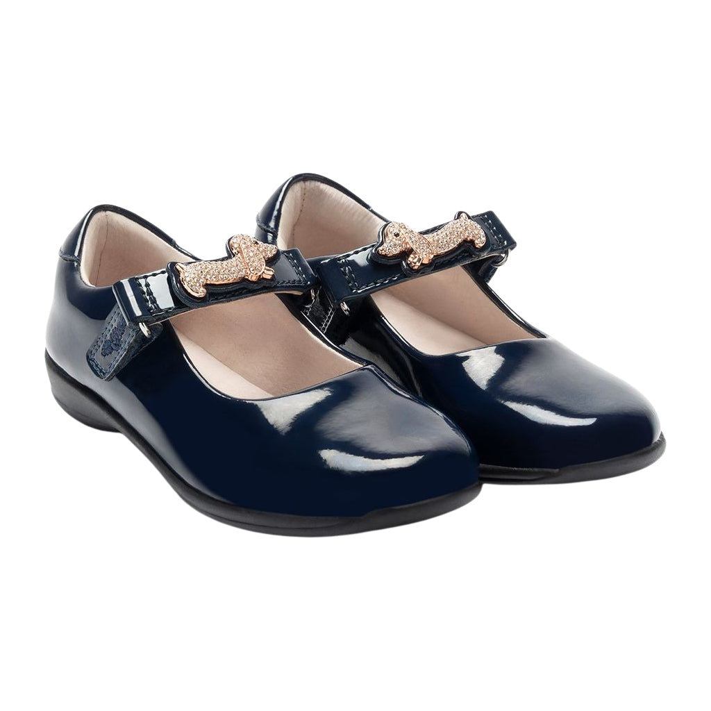 Lelli Kelly Taylor F Fit Patent School Shoes LKSI8466