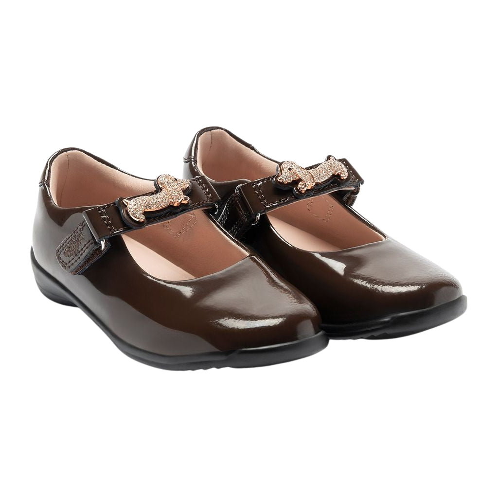 Lelli Kelly Taylor F Fit Patent School Shoes LKSI8466