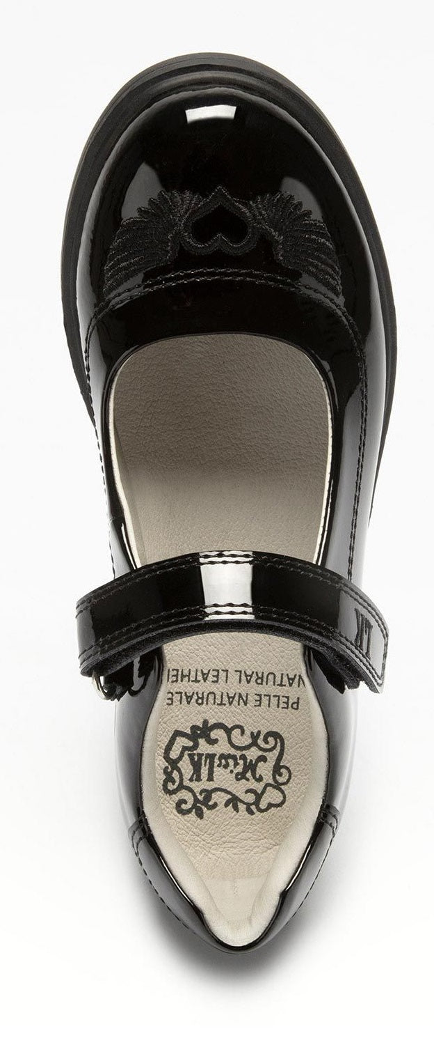 Lelli Kelly Black Patent Esme School Shoes LKSM8273 UK 12 EU 31