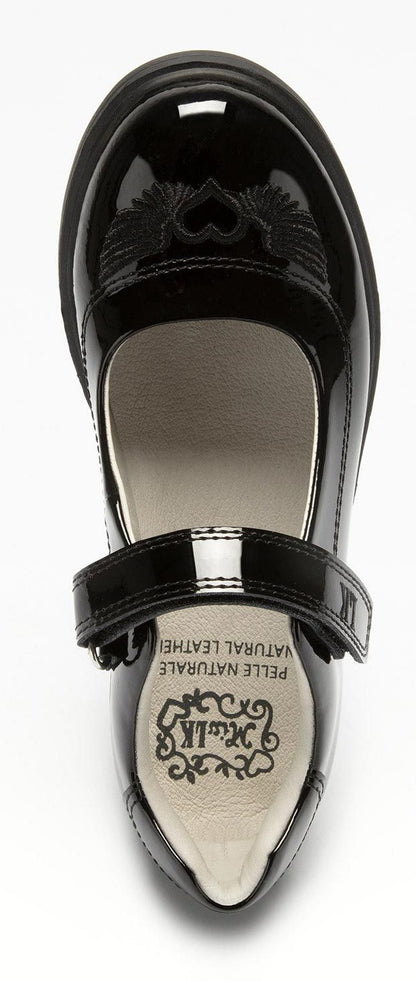 Lelli Kelly Black Patent Esme School Shoes LKSM8273 UK 12 EU 31