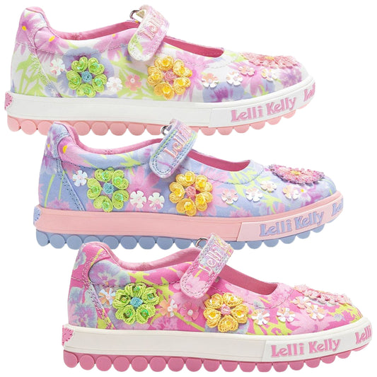 Lelli Kelly Girls LK4911 Eloise Canvas Dolly Shoes