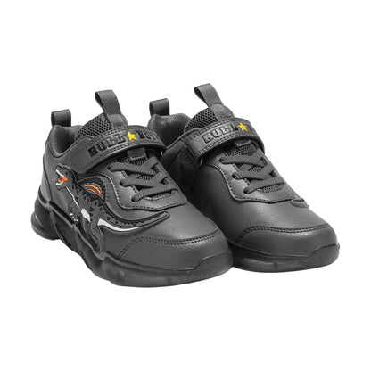 Bull Boys DNAL3396 (AR96) Spinosauro Grey Dinosaur Light Up Trainers