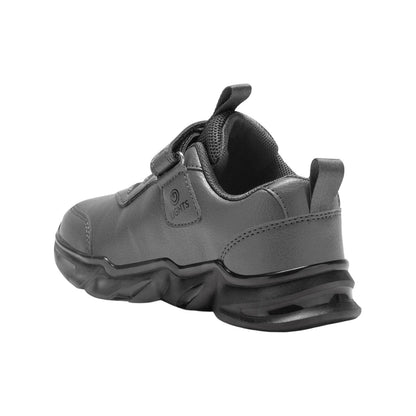 Bull Boys DNAL3396 (AR96) Spinosauro Grey Dinosaur Light Up Trainers