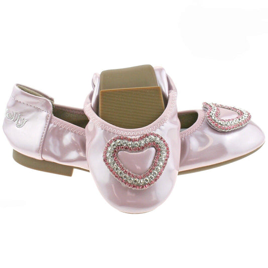 Lelli Kelly LK4108 (AG52) Golden Rose Patent Heart Magiche Shoes