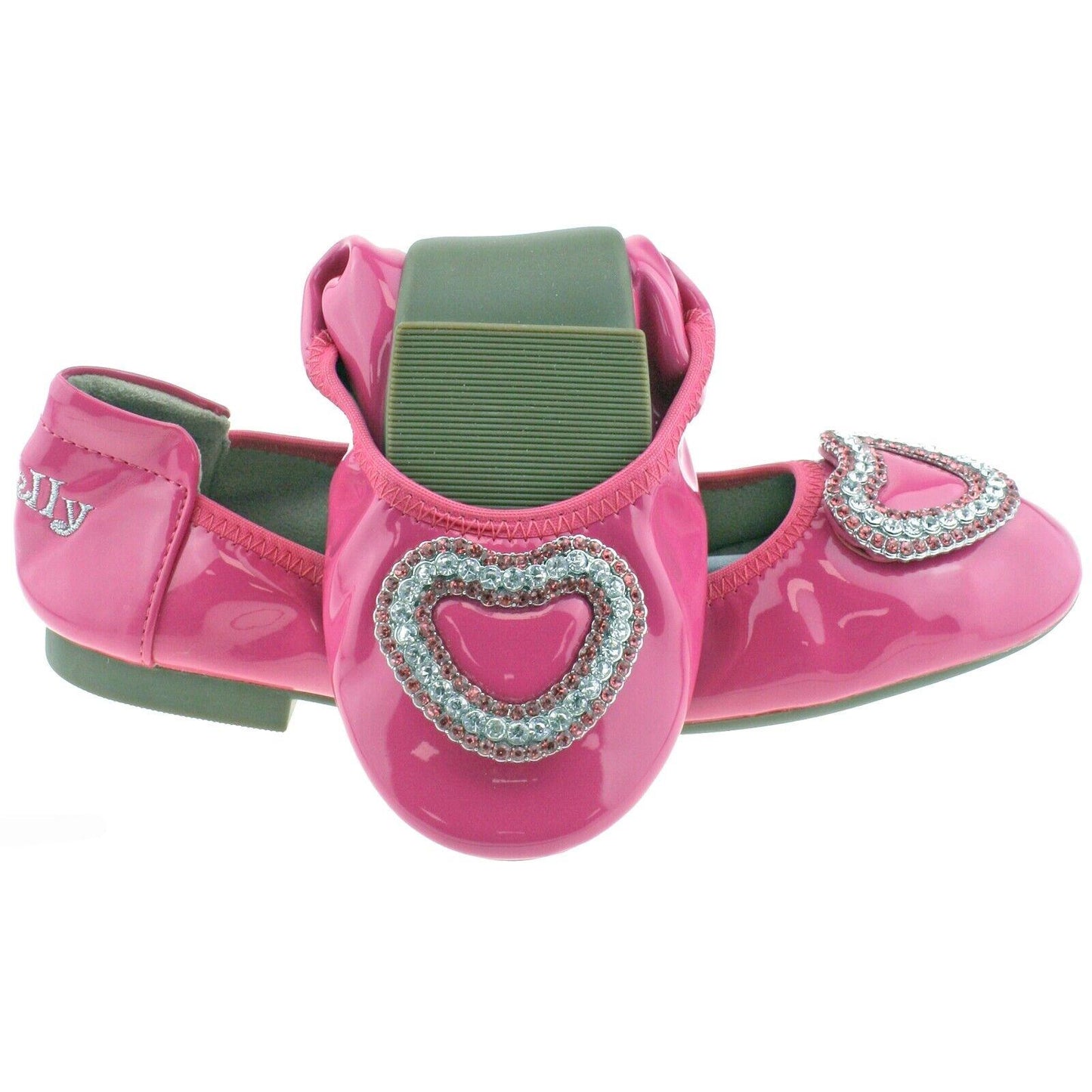 Lelli Kelly LK4108 (AN01) Fuxia Patent Heart Magiche Shoes