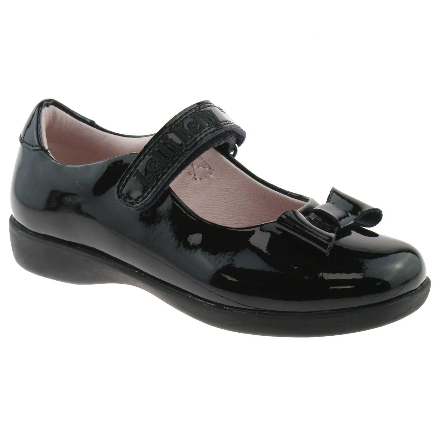 Lelli Kelly LK8226 (DB01) Perrie Black Patent Dolly School Shoes E Fitting