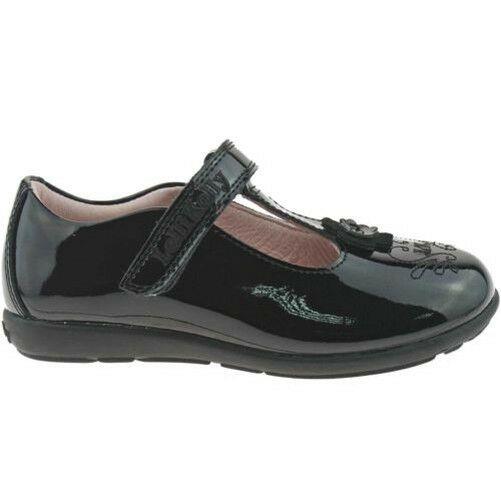 Lelli Kelly LK8255 (DB01) Black Patent Arianna T-Bar School Shoes G Fitting