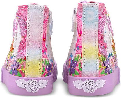 Lelli Kelly LK1002 (BM02) Unicorn Mid Lilla Fantasia Lilac Baseball Boots