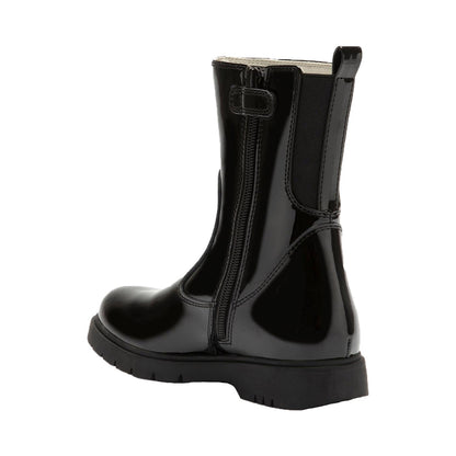 Lelli Kelly LK3724 (DB01) Valerie M Black Diamante Heart Mid-Calf Boots