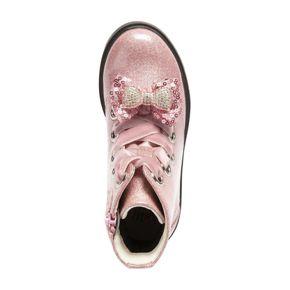 Lelli Kelly LK3736 (SC01) Fior Di Fiocco Glitter Rosa Pink Diamante Bow Boots