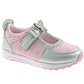 Lelli Kelly LK7855 (YC52) Colorissima Argento/Rosa Dolly Trainer Shoes