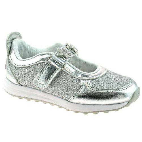Lelli Kelly LK7856 (HH01) Metallic Argento Colorissima Dolly Trainer Shoes